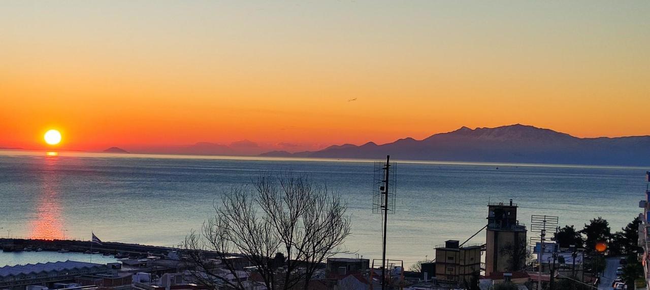 Evris House Panoramic Sea View Apartment Kavála Luaran gambar