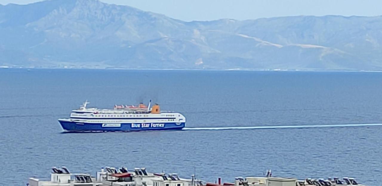 Evris House Panoramic Sea View Apartment Kavála Luaran gambar